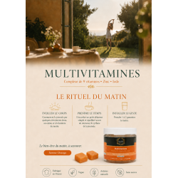 Gummies Multivitamines ALTHÉA – 9 vitamines, zinc et iode – Saveur orange