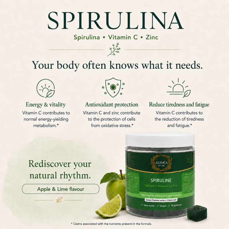 ALTHÉA Spirulina Gummies with vitamin C, zinc and vitamin B12